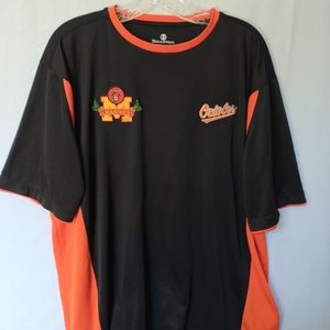 Holloway Men's Marines Patch Baltimore Orioles Lightweight Short Sleeve Shirt